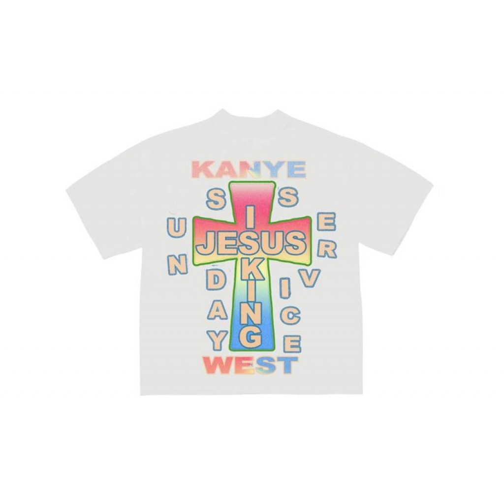 Jesus Is King Cross Kanye West Tee by Youbetterfly